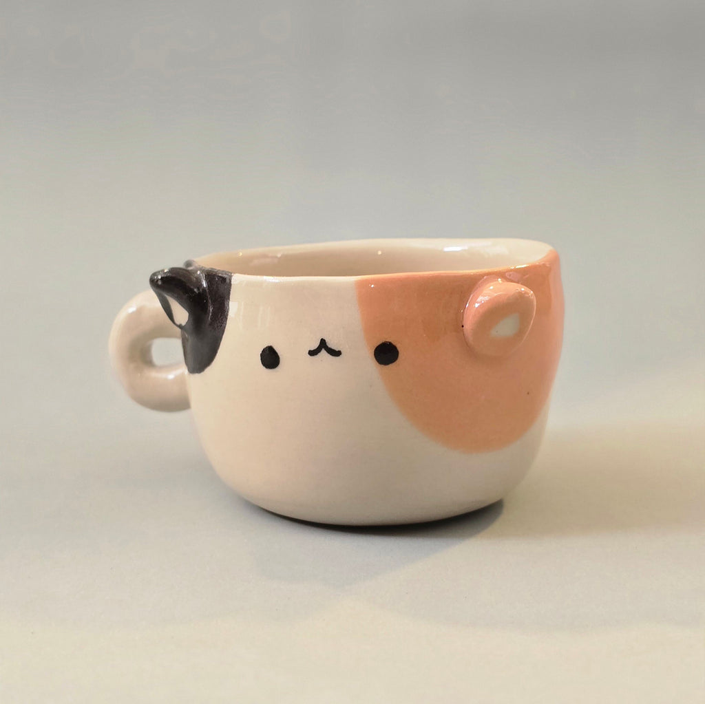 Cute Cat Coffee Mug – Cat Ceramic Cup – Adorable Gift for Cat Lovers | Ready to Ship