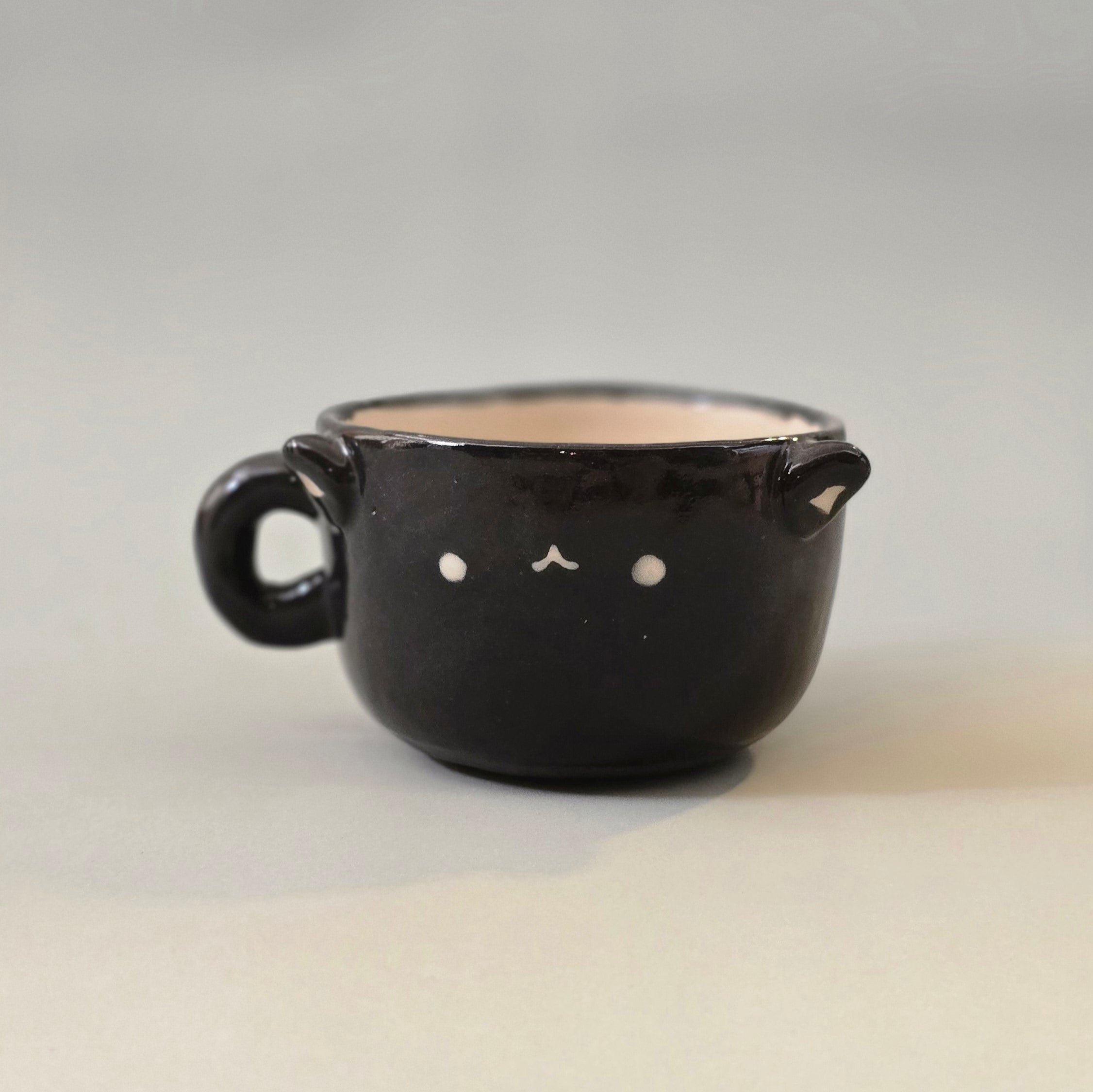 Cute Cat Coffee Mug – Cat Ceramic Cup – Adorable Gift for Cat Lovers | Ready to Ship