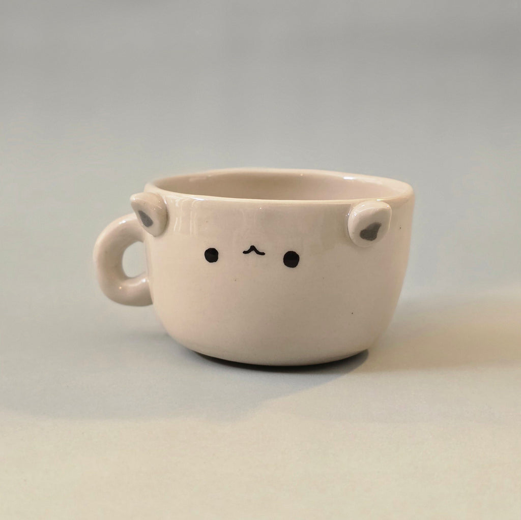 Cute Cat Coffee Mug – Cat Ceramic Cup – Adorable Gift for Cat Lovers | Ready to Ship