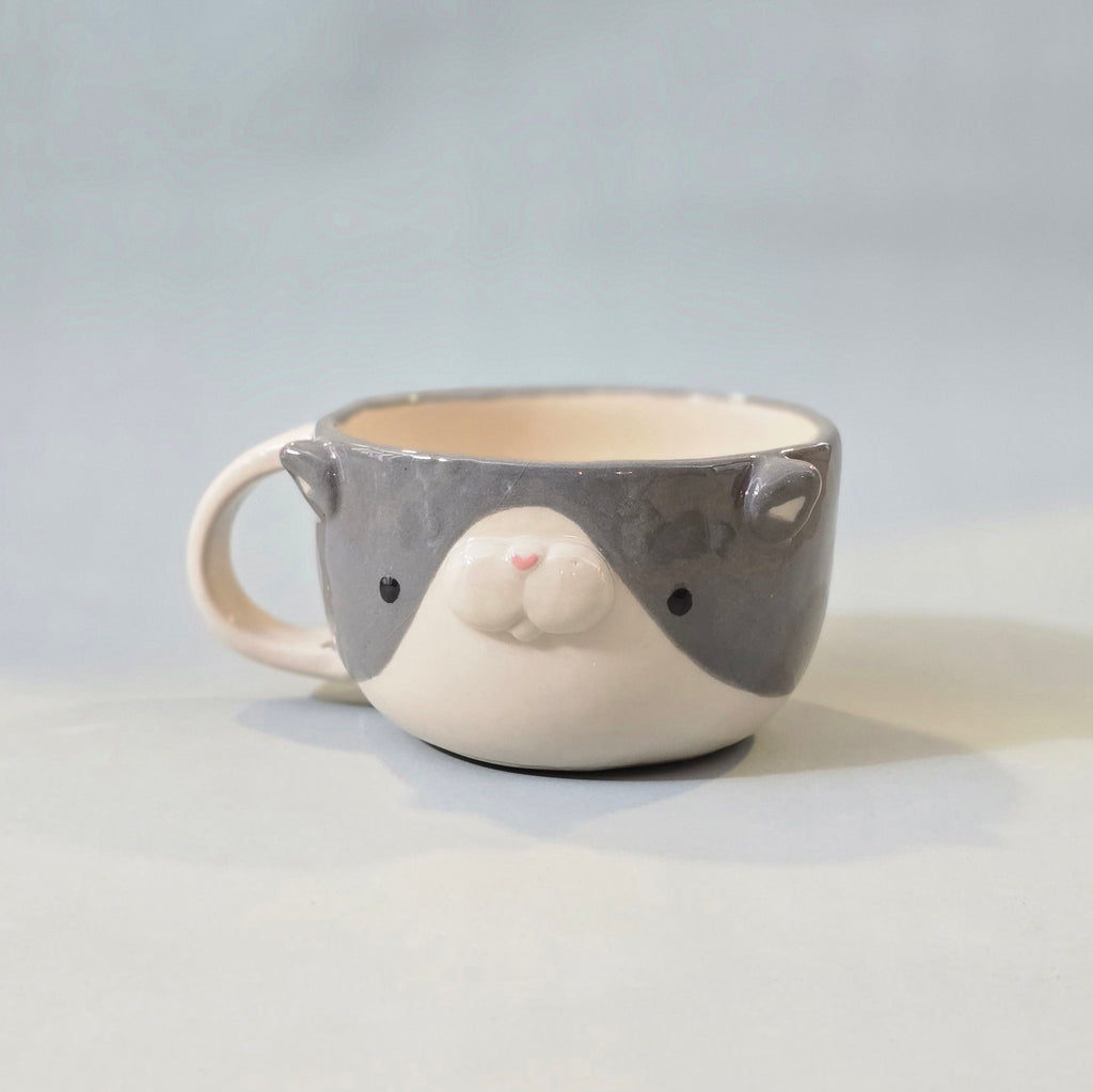Cute Cat Coffee Mug – Cat Ceramic Cup – Adorable Gift for Cat Lovers | Ready to Ship