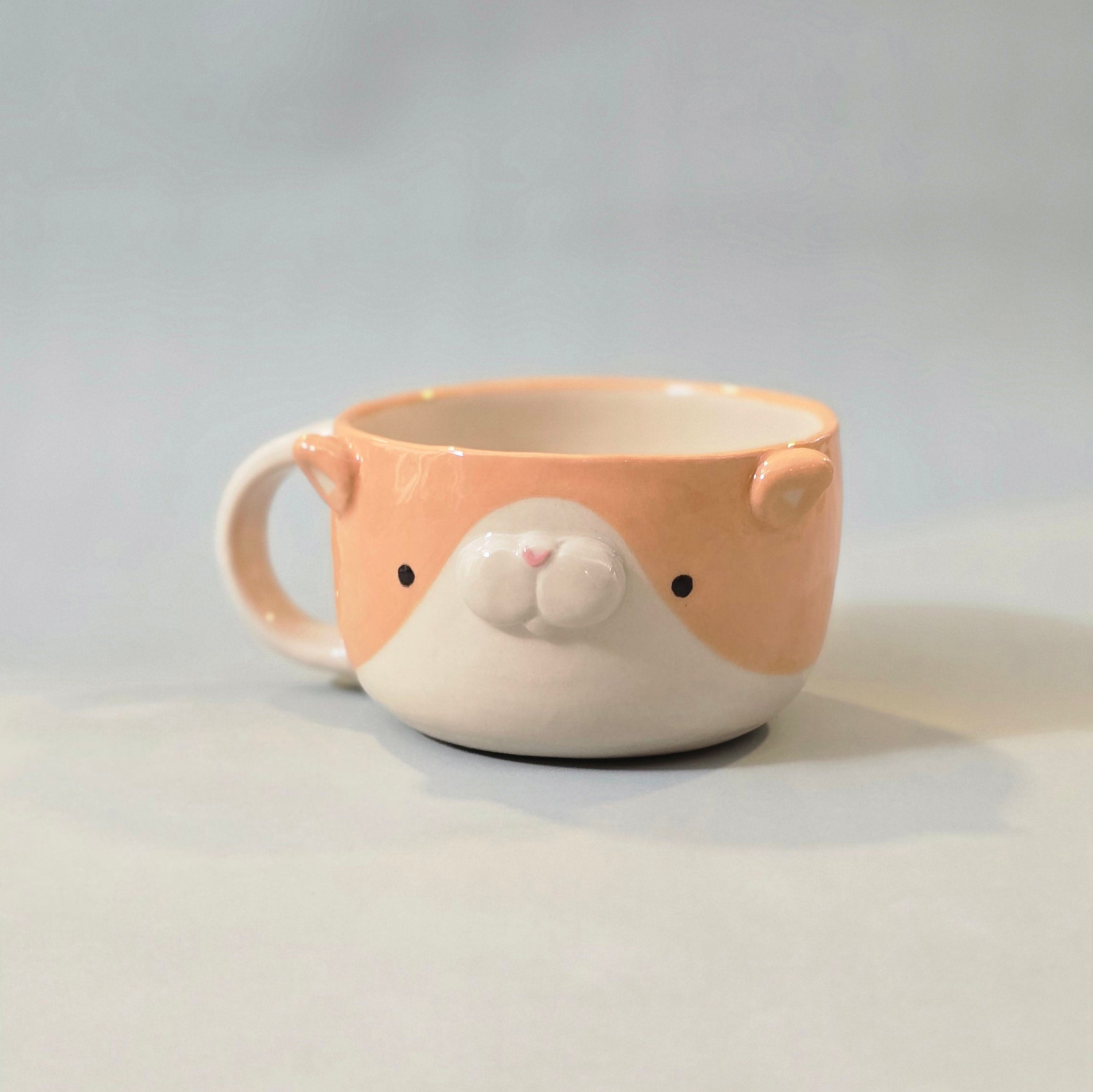 Cute Cat Coffee Mug – Cat Ceramic Cup – Adorable Gift for Cat Lovers | Ready to Ship