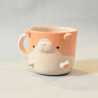 Cute Cat Coffee Mug – Cat Ceramic Cup – Adorable Gift for Cat Lovers | Ready to Ship