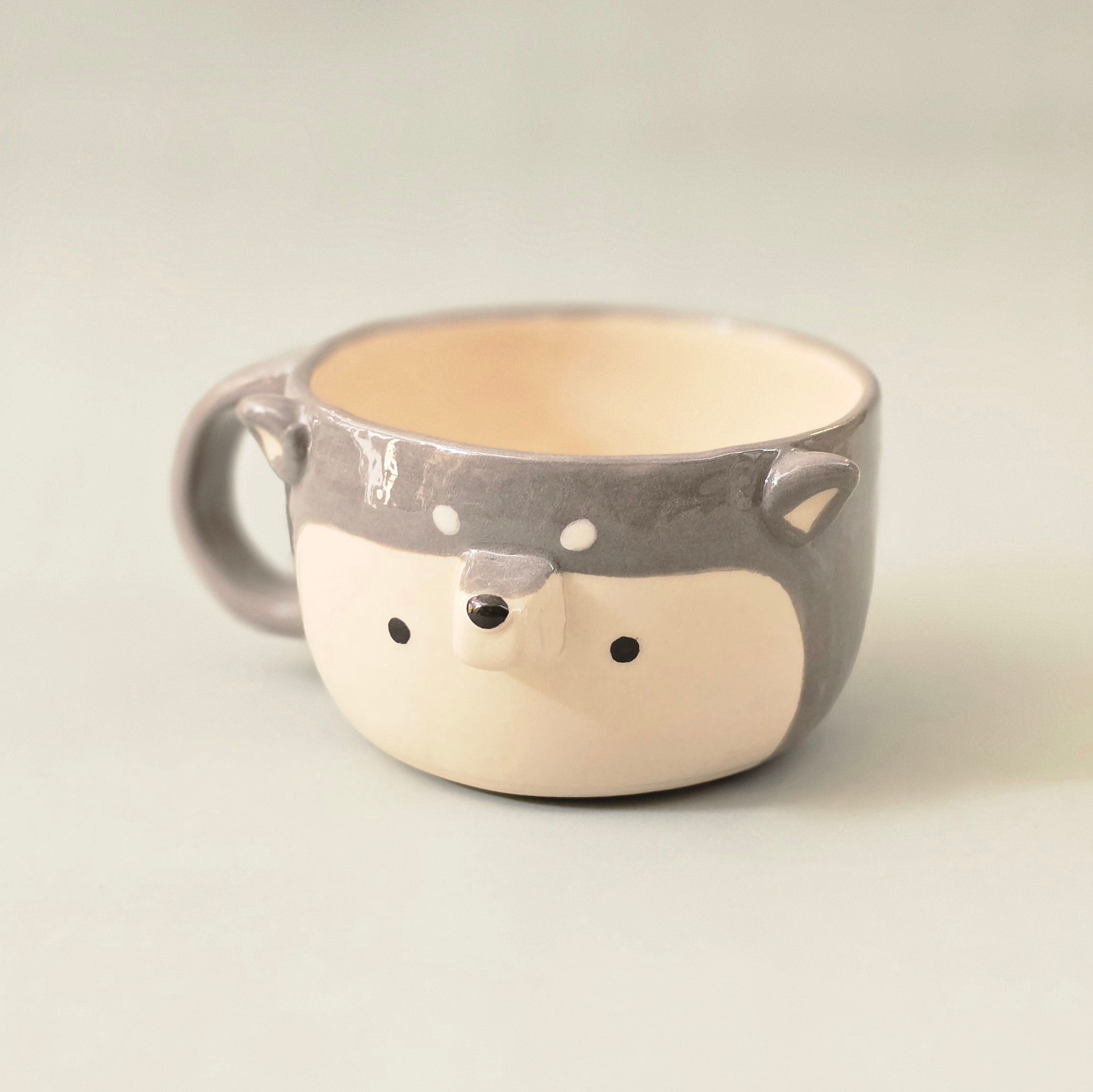 Cute Husky Coffee Mug – Husky Ceramic Cup – Adorable Gift for Dog Lovers | Ready to Ship