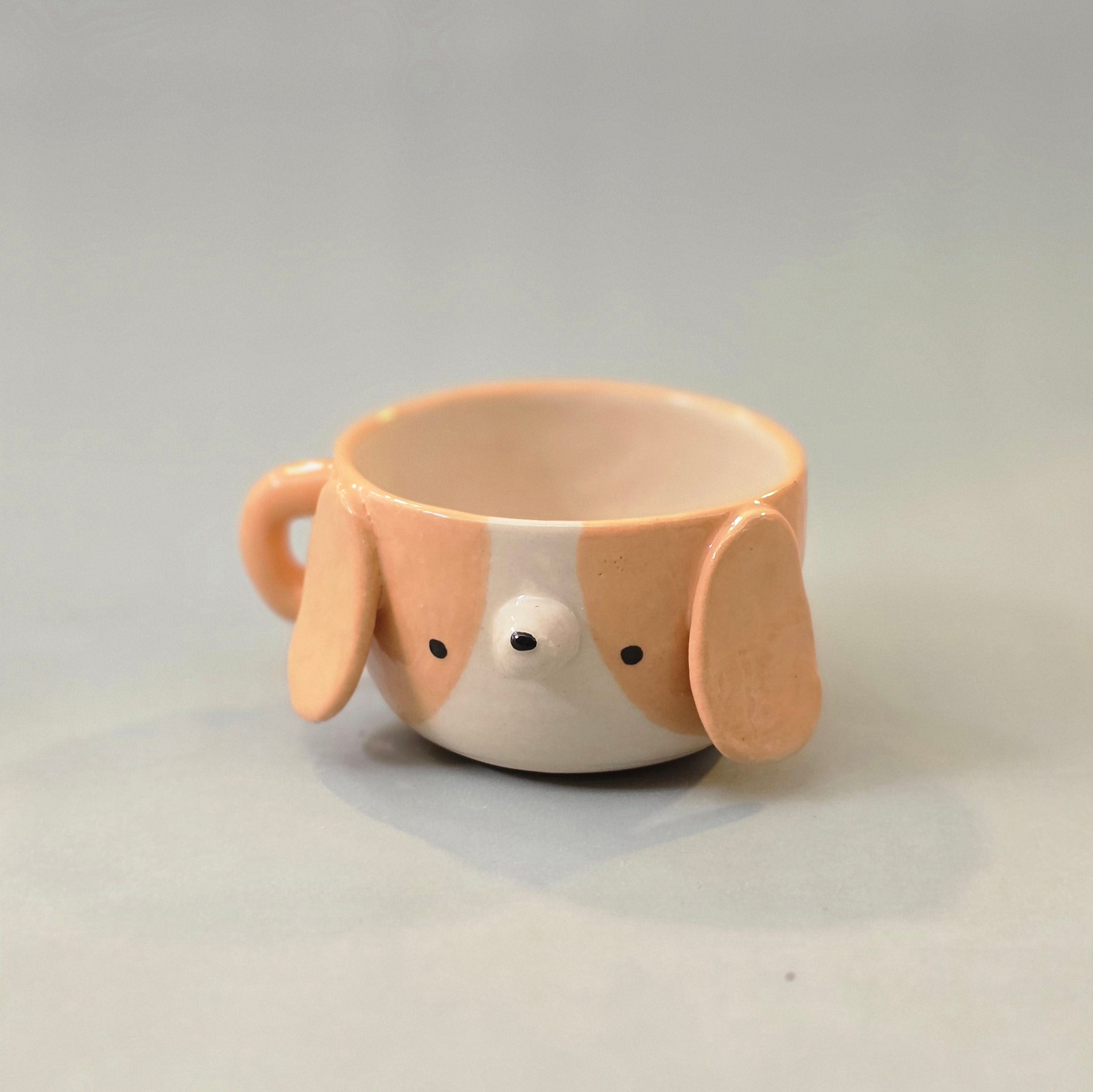 Cute Beagle Coffee Mug – Beagle Ceramic Cup – Adorable Gift for Dog Lovers | Ready to Ship