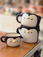 Cute Penguin Coffee Mug – Penguin Ceramic Cup – Adorable Gift for Animal Lovers | Ready to Ship