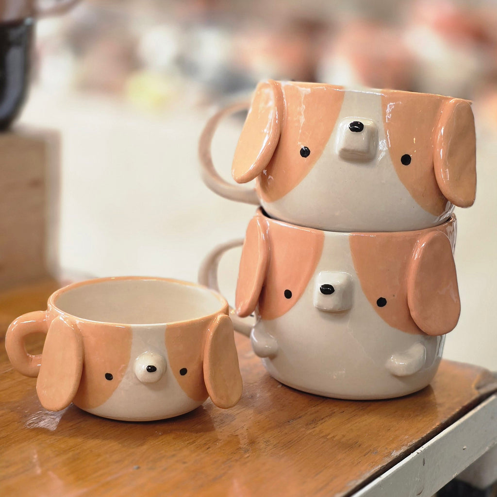 Cute Beagle Coffee Mug – Beagle Ceramic Cup – Adorable Gift for Dog Lovers | Ready to Ship