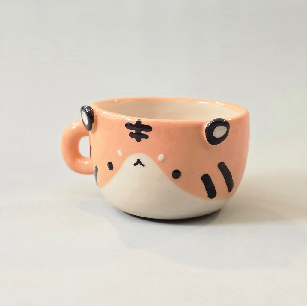 Cute Tiger Coffee Mug – Tiger Ceramic Cup – Adorable Gift for Animal Lovers | Ready to Ship