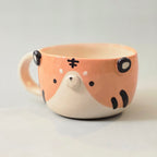 Cute Tiger Coffee Mug – Tiger Ceramic Cup – Adorable Gift for Animal Lovers | Ready to Ship
