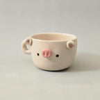 Cute Pig Coffee Mug – Pig Ceramic Cup – Adorable Gift for Animal Lovers | Ready to Ship