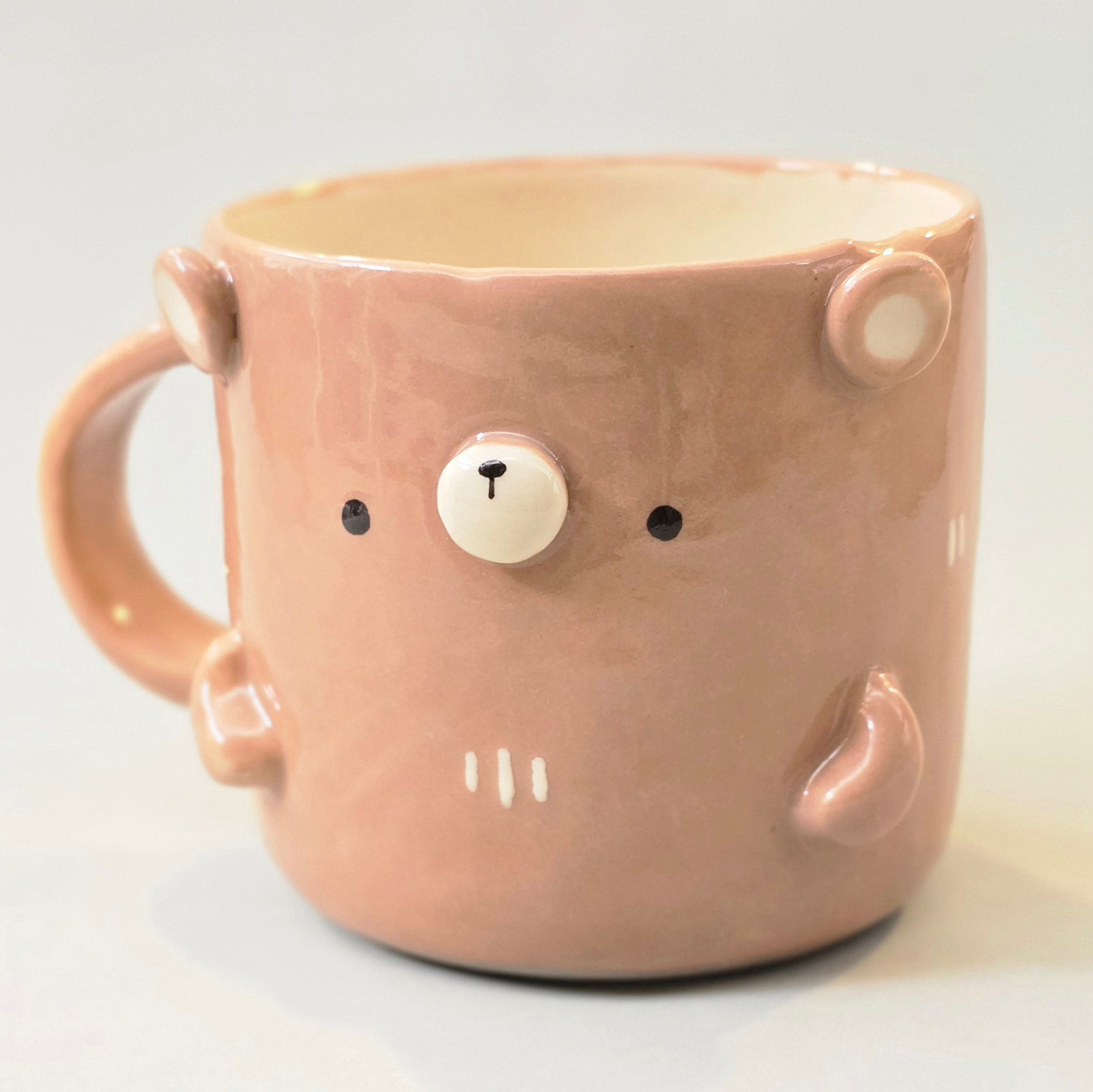 Cute Bear Coffee Mug – Bear Ceramic Cup – Adorable Gift for Animal Lovers | Ready to Ship
