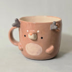 Cute Deer Coffee Mug – Adorable Deer Ceramic Cup – Perfect Gift for Animal Lovers | Ready to Ship