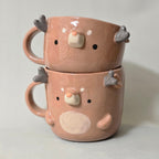 Cute Deer Coffee Mug – Adorable Deer Ceramic Cup – Perfect Gift for Animal Lovers | Ready to Ship
