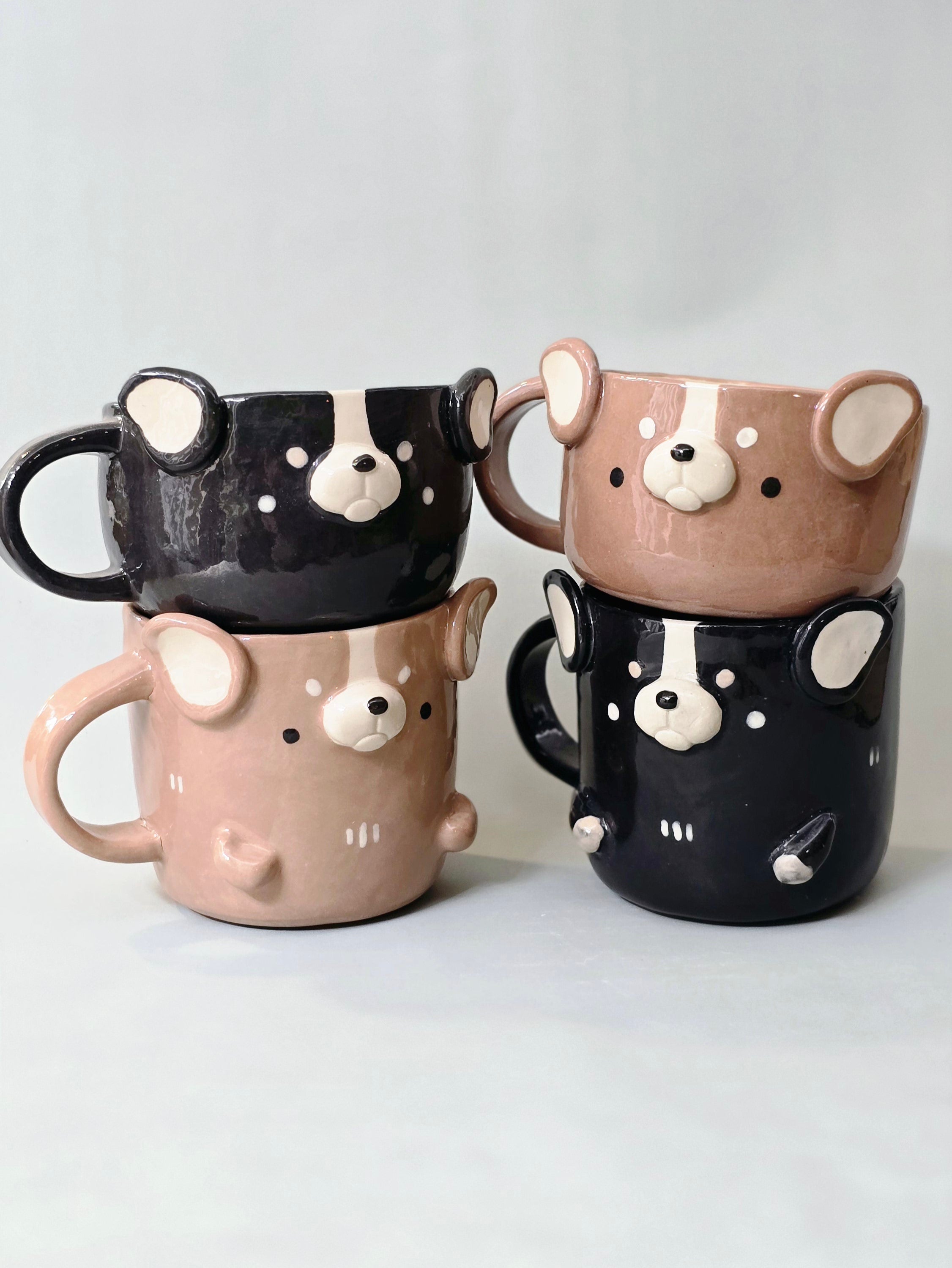 Cute French Bulldog Coffee Mug – Frenchie Ceramic Cup – Adorable Gift for Dog Lovers | Ready to Ship