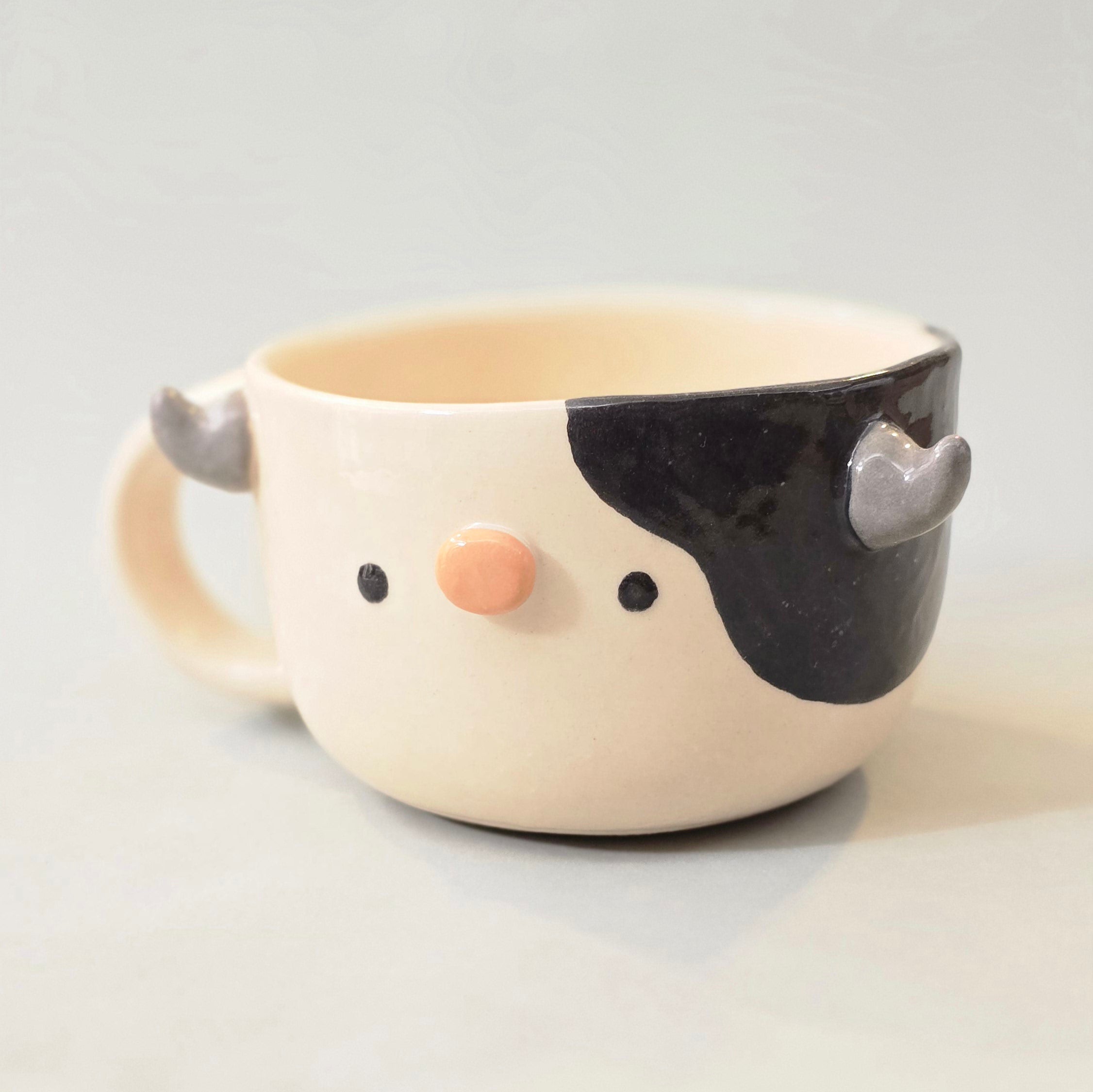 Cute Cow Coffee Mug – Cow Ceramic Cup – Adorable Gift for Animal Lovers | Ready to Ship