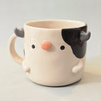 Cute Cow Coffee Mug – Cow Ceramic Cup – Adorable Gift for Animal Lovers | Ready to Ship