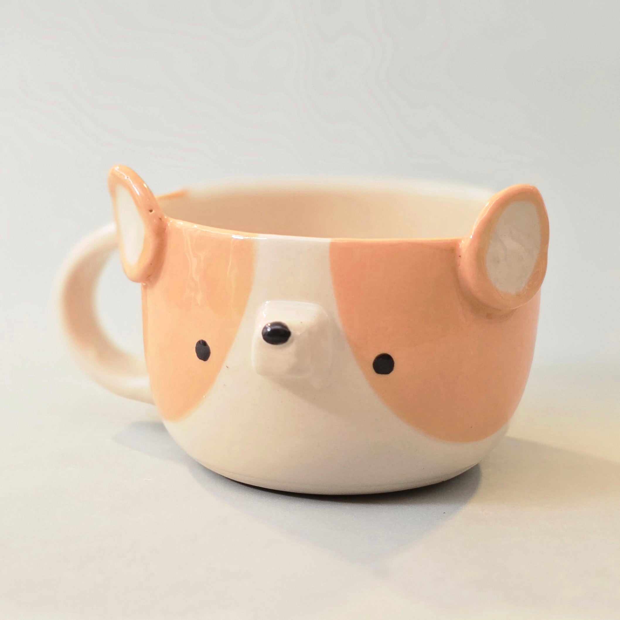 Cute Corgi Coffee Mug – Corgi Ceramic Cup – Adorable Gift for Dog Lovers | Ready to Ship