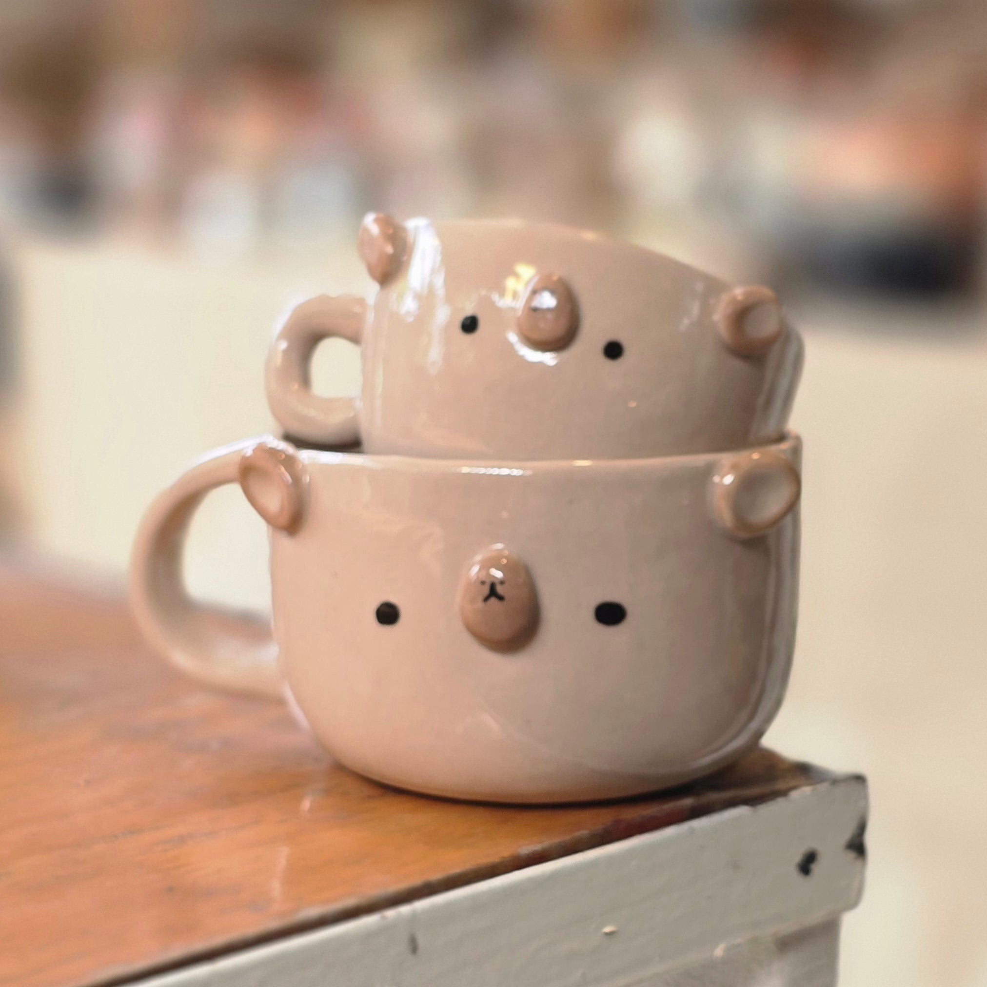 Cute Capybara Coffee Mug – Capybara Ceramic Cup – Adorable Gift for Animal Lovers | Ready to Ship