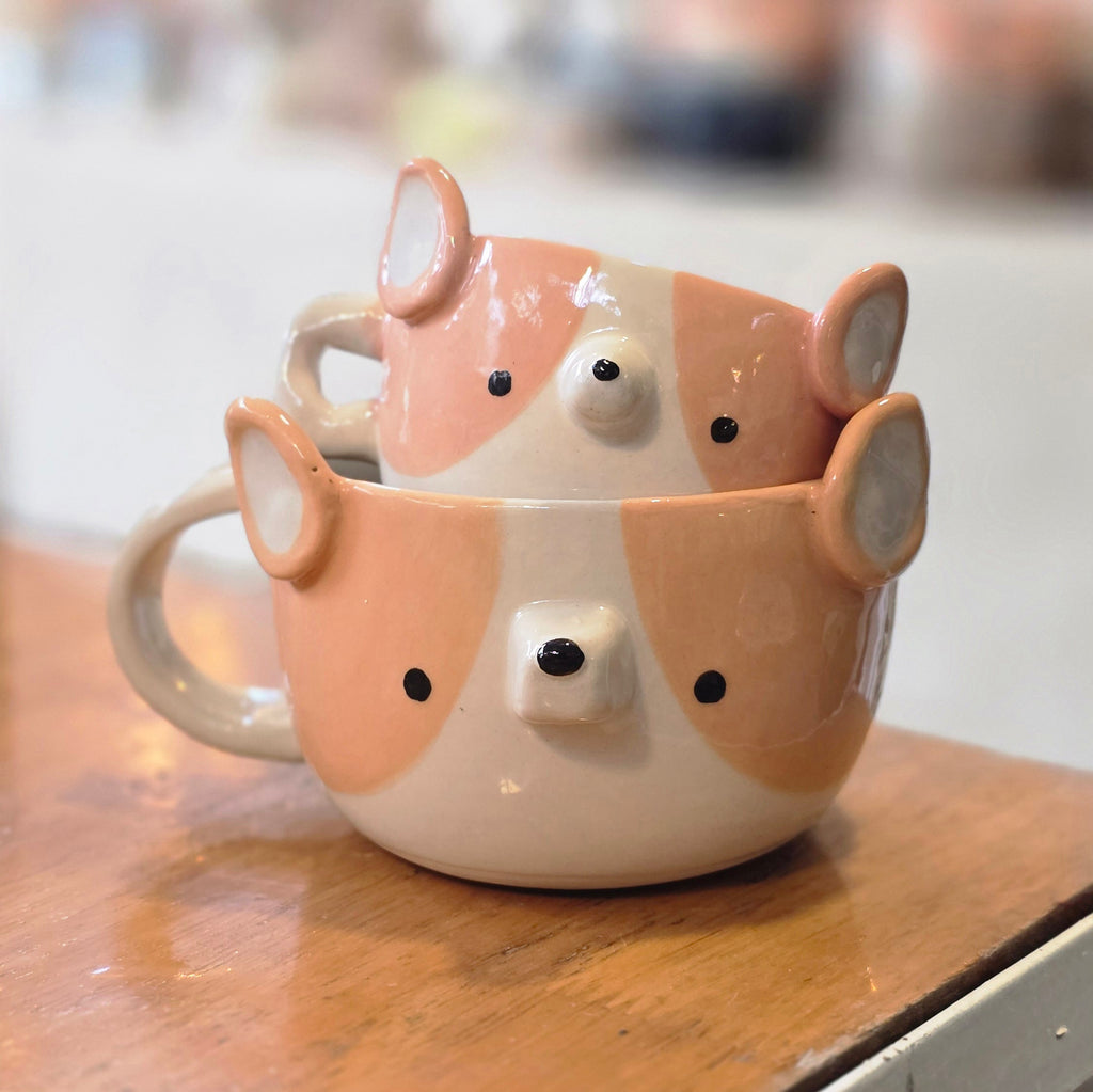 Cute Corgi Coffee Mug – Corgi Ceramic Cup – Adorable Gift for Dog Lovers | Ready to Ship
